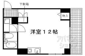 ルミエール聚楽 204 ｜ 京都府京都市上京区千本通出水下る十四軒町（賃貸マンション1R・2階・26.04㎡） その2