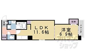 京都府京都市中京区小川通姉小路下る西堂町（賃貸マンション1LDK・4階・44.78㎡） その2