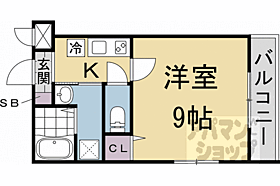 京都府京都市右京区西院太田町（賃貸マンション1K・3階・25.74㎡） その2