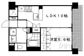 京都府京都市下京区麩屋町通五条上る下鱗形町（賃貸マンション1LDK・4階・40.86㎡） その2