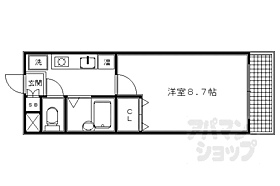 西陣の中 402 ｜ 京都府京都市上京区大宮通寺ノ内下ル西入伊佐町（賃貸マンション1K・4階・23.24㎡） その2