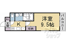 京都府京都市左京区一乗寺中ノ田町（賃貸マンション1K・1階・29.76㎡） その2