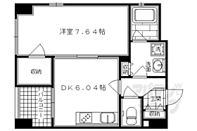 京都府京都市東山区梅林町（賃貸マンション1DK・3階・36.38㎡） その2