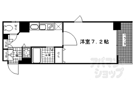 京都府京都市下京区大宮町（賃貸マンション1K・3階・24.65㎡） その2