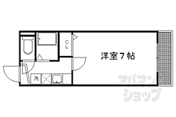 りきゅうー7 1階1Kの間取り