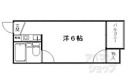 八千代ビル 1Kの間取図画像