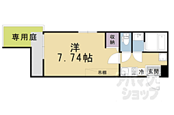 グラン京都西陣 102 1階1Kの間取り