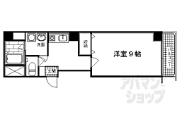 コージーハイツ大宮 5階1Kの間取り