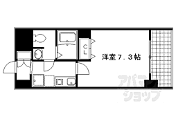 ＫＤＸレジデンス西大路 4階1Kの間取り