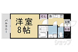 Ｄａｉｗａ　Ｇｒａｃｅ　Ｍａｉｓｏｎ　京都西七条 4階1Kの間取り