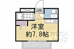 クロール二条 301 3階1Kの間取り