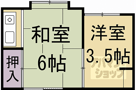 プチハウス等持院_間取り_0