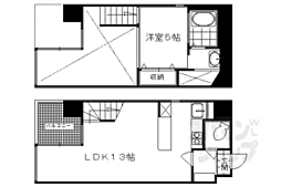 マンハッタンファンタジー 1LDKの間取図画像