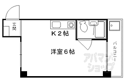 ダイエー第七ビル 1Kの間取図画像