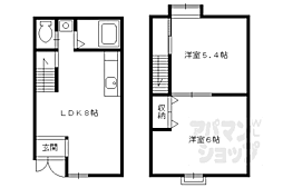 フローリァン御前 2LDKの間取図画像
