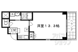 With京Seasons 1Kの間取図画像