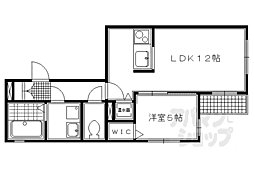 シャーメゾン堀川 1LDKの間取図画像