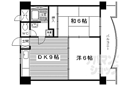 ヴェルデ春日 2LDKの間取図画像