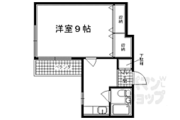 正美堂ビル 1Kの間取図画像