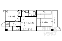 ルミエール沼田 2DKの間取図画像