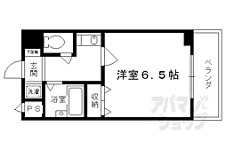 プレサンス京都二条城前 1Kの間取図画像