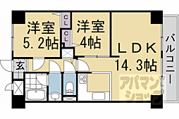 サンヴェール京都西陣 3LDKの間取図画像
