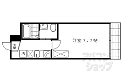Fortuna壬生 1Kの間取図画像