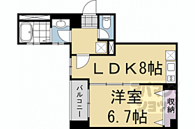 Ｓ－ＦＬＡＴ北野 403 ｜ 京都府京都市上京区一条通御前西入ル大東町（賃貸マンション1DK・4階・37.00㎡） その2