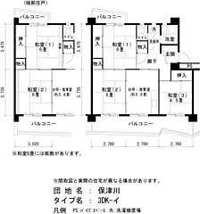 物件の間取り