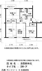 物件の間取り