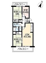 URグリーンタウン槇島  ｜ 京都府宇治市槇島町（賃貸マンション3LDK・4階・75.03㎡） その2