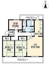 物件の間取り