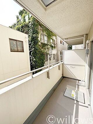 西向きバルコニ...
