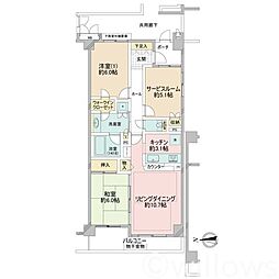 間取図画像 2SLDK