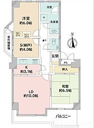 間取図画像 2SLDK