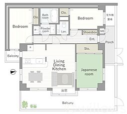ライオンズテラス百合ヶ丘 3LDKの間取図画像