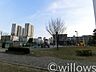 周辺：芝浦西運河沿緑地 徒歩6分。 450m