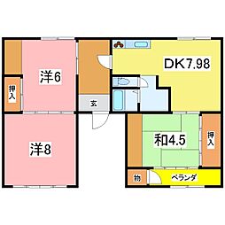 🉐敷金礼金0円！🉐加藤央第3コーポ　南