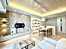 室内：リビングダイニングキッチン内観