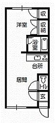 間取図画像 1DK
