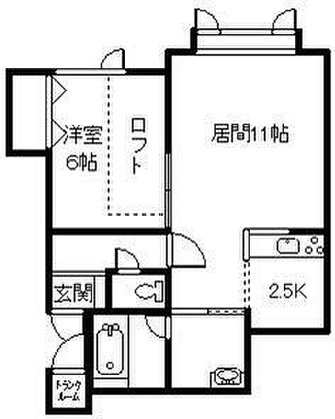 ピーベリー 202｜北海道旭川市南六条通22丁目(賃貸アパート1LDK・2階・46.17㎡)の写真 その2