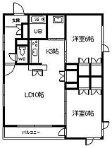 マーク・ハウス 2 ｜ 北海道旭川市豊岡一条4丁目5番地7号（賃貸アパート2LDK・1階・55.36㎡） その2