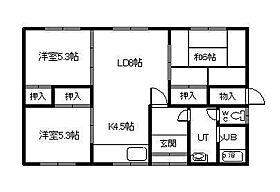 東光12-8平屋　12 ZZZ ｜ 北海道旭川市東光十二条8丁目1番地6号（賃貸一戸建3LDK・--・64.39㎡） その1