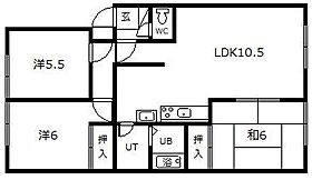 豊岡2.2ハイツ 103 ｜ 北海道旭川市豊岡二条2丁目1番地8号（賃貸アパート3LDK・1階・69.66㎡） その2