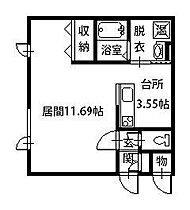 ポラリスII(美瑛) 101 ｜ 北海道上川郡美瑛町中町2丁目5番地8号（賃貸アパート1R・1階・36.85㎡） その2