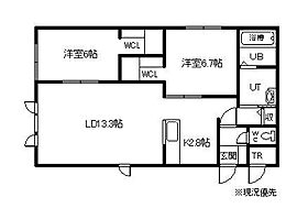 ボックスP 103 ｜ 北海道旭川市東光十六条5丁目3番地（賃貸アパート2LDK・1階・68.16㎡） その1