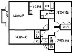 物件の間取り
