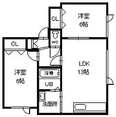 物件の間取り