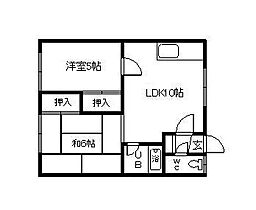 エクセーラ東旭川 202 ｜ 北海道旭川市東旭川南一条4丁目3番地7号（賃貸アパート2LDK・2階・42.12㎡） その2