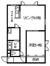 プレアデス  ｜ 北海道旭川市東三条2丁目（賃貸アパート1LDK・1階・42.12㎡） その2